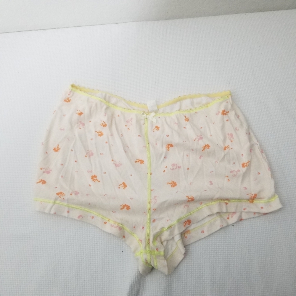 NWOT Floral Print Blue Shorts